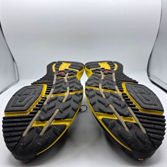 Salomon XR Mission Mens Size 7.5 Black Yellow Athletic Shoes Trails Camping - Picture 11 of 14